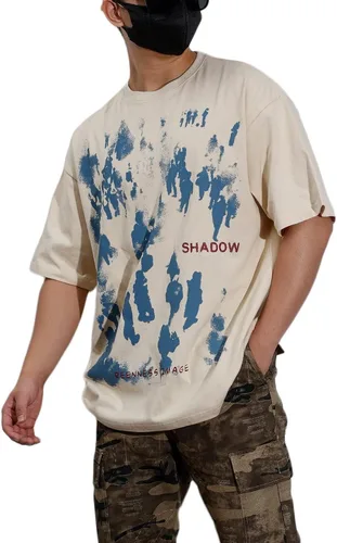 Miniatura 2 de Aelfric Eden Camisetas gráficas de gran tamaño unisex con estampado de graffiti camisetas de inyección de tinta