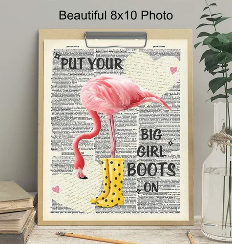 Miniatura 3 de Bonita decoración de pared de diccionario para dormitorio, divertido póster de fotos de 8 x 10 pulgadas, decoración de pared de habitación de niños