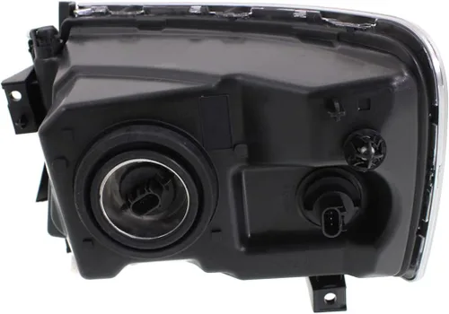 Miniatura 2 de Para Dodge Dakota 2008 2009 2010 2011 lado del conductor de faros delanteros Lente transparente Bisel negro Reemplazo para CH2518127