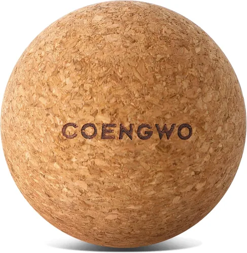 Miniatura 8 de COENGWO Bola de lacrosse de corcho, bola de terapia de tensión muscular de tejido profundo para terapia de punto de activación, dolor muscular
