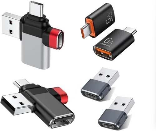 Miniatura 8 de BUISAMG Adaptador USB a USB C, adaptador USB C a A, divisor USB C para MacBook Pro, iMac, iPad Air, convertidor Thunderbolt 4, iPhone 17 16.