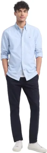 Miniatura 4 de Tommy Hilfiger Camisa Oxford de manga larga con botones para hombre en ajuste regular