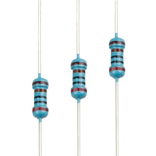 Miniatura 81 de 100pcs 1 ohm Resistor 1/4w (0.25 W) Resistencia fija de película metálica de tolerancia ±1%, múltiples valores de resistencia opcional