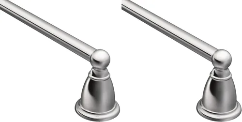 Miniatura 12 de Moen YB2218CH Brantford Collection, toallero individual de 18 pulgadas, cromo Cromado