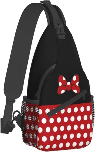 Miniatura 2 de Red Spider Pecho Sling Bag Casual Para Mujeres y Hombres Crossbody Sling Mochila Bandolera Bolsa De Hombro Para Viajes Senderismo Gimnasio