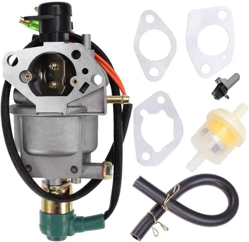Reemplazo de carburador para generador de gas Honda EB5000X EM5000S EM5000SX EM5000X EW171 con filtro de aire, juntas y línea de combustible