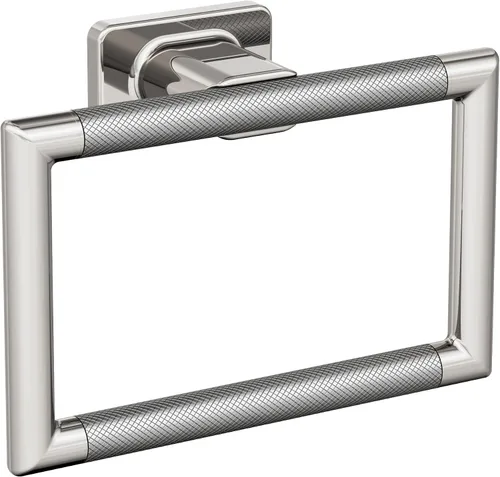 Amerock BH26612 Esquire - Toallero de pared de 5-1/4 pulgadas, níquel pulido, acero inoxidable