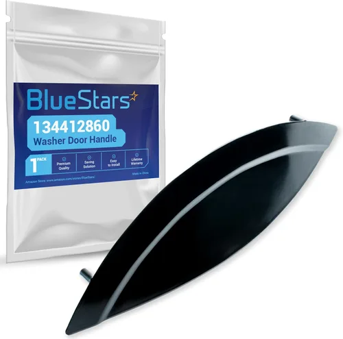 BlueStars Reemplazo de manija de puerta de lavadora ultra duradera 134412860 para lavadoras Frigidaire y Kenmore – Reemplaza 134412800 AP4315875