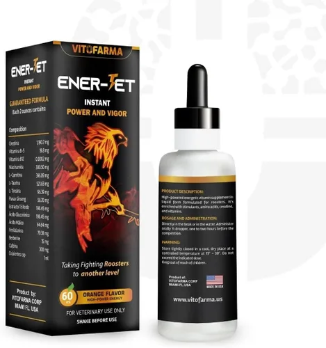 Miniatura 2 de Ener-Jet Impulsor de Energía para Gallo Natural Multivitamínico - Líquido 60 ml