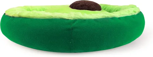 Miniatura 3 de TONBO Cama de Felpa Suave Pequeña Linda y Acogedora de Aguacate para Perros y Gatos, Compatible con Lavadora y Secadora (Aguacate)