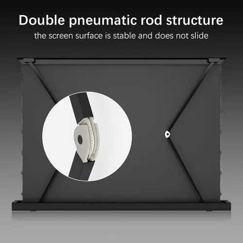 Miniatura 6 de IN&VI Pantalla de proyector motorizada para proyector de tiro largo/estándar, pantalla de cine para cine en casa, pantalla de proyector motorizada