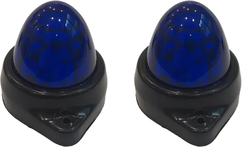 Miniatura 17 de Paquete de 10 luces LED para semirremolques para semirremolques, 12 V, impermeable, luces de pollo ámbar para semircamiones, carga carga, luces