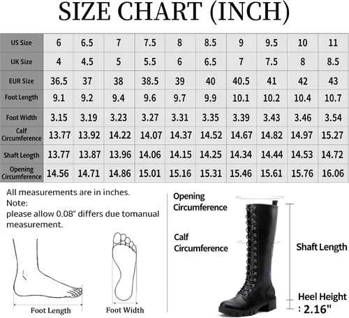 Miniatura 4 de Vepose Botas altas de combate con plataforma de encaje 953 para mujer con tacón grueso y cómodo