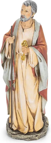 Miniatura 6 de Figura de Roman Joseph's Studio San Pedro, estatua religiosa de mesa de 10.5 pulgadas, colección renacentista, decoración para el hogar