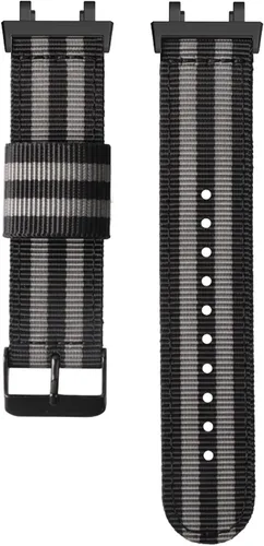 Miniatura 9 de Hijiawee Correas de repuesto aptas para Amazfit T-Rex 2, correa de lona de nailon tejido suave para reloj T-Rex2, hombres y mujeres Negro
