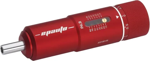 Miniatura 8 de EPAuto Llave de Torque Manual Destornillador para Armas de Fuego Cambios de Bicicleta, 10-80 in/Lbs - 28 Piezas, Rojo
