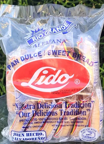 Alemana Lido tradicional sartén salvadoreño paquete de 21.16 oz con 12 unidades
