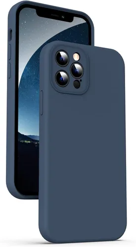 Miniatura 139 de Supdeal Funda de silicona líquida para iPhone 12 Pro Max, [protección de cámara] [antihuellas dactilares] [carga inalámbrica] Funda protectora de 4