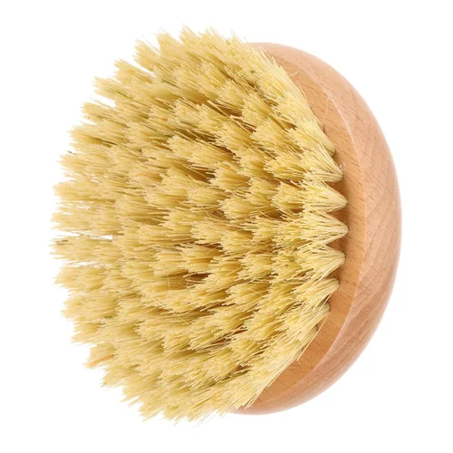 Miniatura 4 de Cepillo de ducha con mango para la espalda, exfoliante corporal de madera, cepillo de ducha de baño para cepillado húmedo o seco