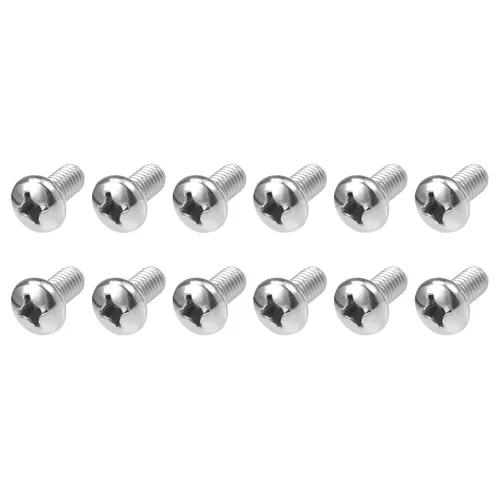 Miniatura 9 de METALLIXITY Tornillos de máquina (M2 x 0.118 in), 30 unidades, pernos Phillips cruzados de acero inoxidable 304, para instalación de muebles