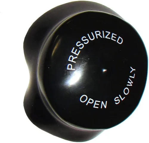 Stevens Lake Parts Tapa de radiador para tractores John Deere 2010-8630, acero inoxidable moderno, giratorio, negro