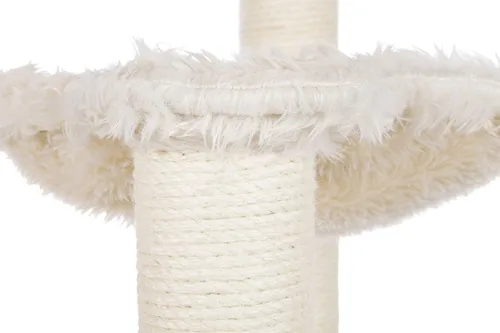 Miniatura 4 de TRIXIE Baza - Torre para gatos – Árbol para gatos con postes rascadores de yute, condominio, hamaca y cama extraíble – Muebles