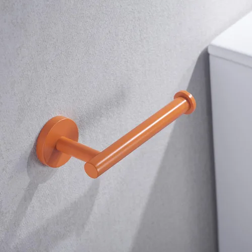 Miniatura 11 de Soporte de papel higiénico para baño, soporte para papel higiénico TP montado en la pared Blanco