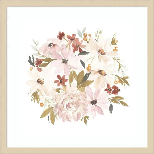 Miniatura 8 de Amanti Art Impresión artística enmarcada para pared (21 x 21) Arreglo rosa I de Amanda Cook, póster enmarcado para decoración de pared, sala