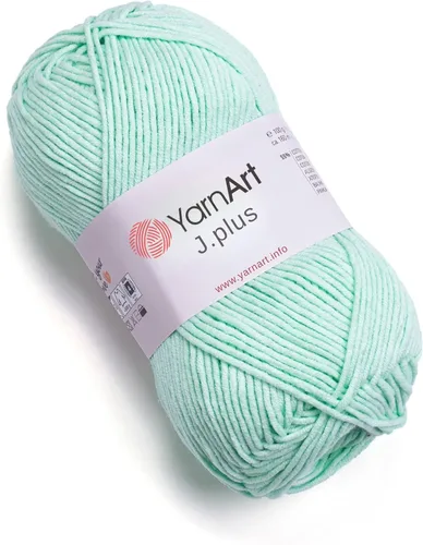 Miniatura 27 de YarnArt Jeans Plus - Hilo de mezcla de algodón suave, 100g (3.5 onzas), 160m (174 yardas), 55% algodón, 45% acrílico, grosor medio #4, ideal