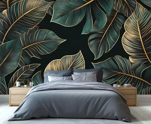 Miniatura 18 de Papel tapiz de mármol, papel tapiz negro y dorado para dormitorio, papel tapiz moderno gris para sala de estar, mural fotográfico de mármol nórdico