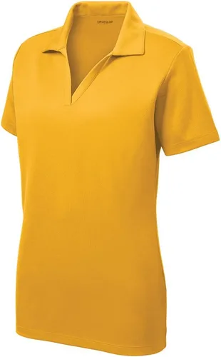 Dri-Equip Racer - Blusa de malla, tipo polo, de manga corta para mujer, desde talla XS hasta 4XL.