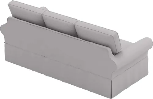 Miniatura 3 de La funda de sofá es de repuesto para sofá de 3 asientos. Se adapta a Pottery Barn PB Basic sofá de tres asientos (gris claro básico)