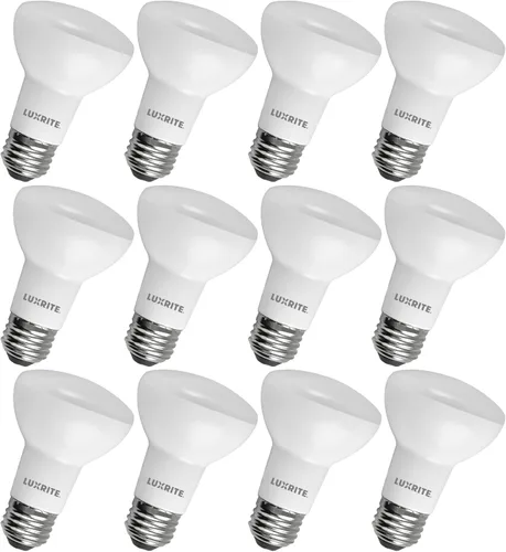 Miniatura 8 de LUXRITE foco LED BR20, equivalente a 45 W, 3500 K luz blanca natural, regulable, 460 lúmenes, foco LED inundante R20 de 6.5 W, Energy Star, a prueba