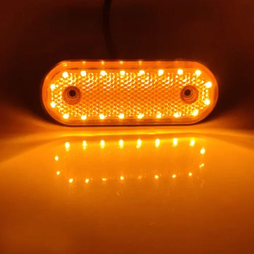Miniatura 3 de 4 luces de marcador de remolque impermeables de 24 V 4 LED para remolque, luz indicadora de espacio montada en superficie, lámpara indicadora