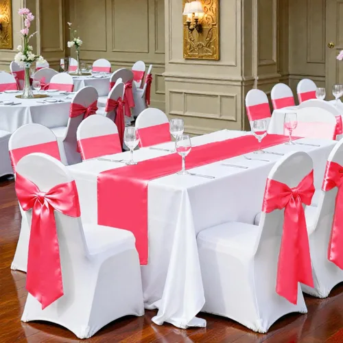 Miniatura 227 de mds - Lote de 10 lazos de satén para sillas de boda y eventos, para decoración de fiestas, 30 colores, Satin, 10 Verde oliva