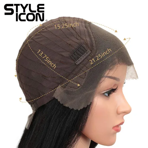 Miniatura 3 de Style Icon Easy-360 pelucas de encaje de 26”, encaje en la parte frontal; pelucas Ombre peluca sintética.