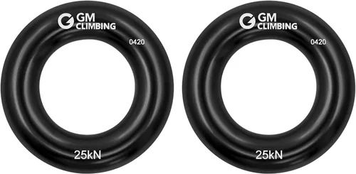 Miniatura 14 de GM CLIMBING Rappel Ring 25kN para escalada en roca Arborist Rescue Slackline Hammock