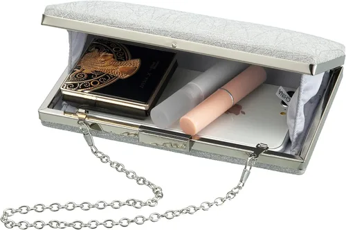Miniatura 6 de Bolso de mano dorado, bolsos de mano dorados para mujer, para noche, boda, cóctel, fiesta, bolsa de noche, bolso cruzado de hombro..
