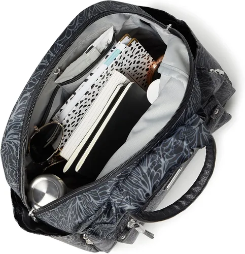 Miniatura 31 de Baggallini Mochila todo el día para mujer con pulsera de teléfono RFID, Negro, talla única