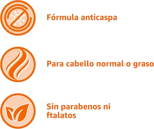 Miniatura 5 de Amazon Basics Champú anticaspa para el cuero cabelludo con picazón, alivio del cuero cabelludo seco, control de escamas, pH equilibrado, sin