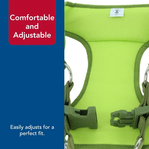 Miniatura 5 de Coastal Pet Comfort - Arnés ajustable para perro, cómodo arnés para perro, ajuste ajustable, diseño fácil de poner, malla de tela transpirable, Lima
