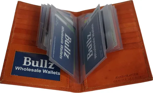 Miniatura 7 de Juego de 2 carteras largas de vinilo de plástico resistente para billetera larga para mujer, 12 páginas, Gris