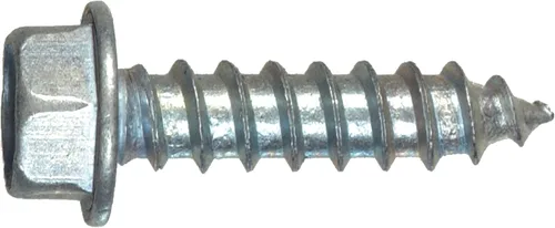 Hillman 25 tornillos de corte de rosca de cabeza hexagonal tipo A (5/16 pulgadas x 3/4 pulgadas) | Tornillos de chapa de metal ranurados para metal,