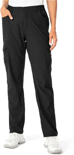 Miniatura 4 de Pantalones tipo cargo enrollables para mujer impermeables ligeros de secado rápido bonitos bolsillos
