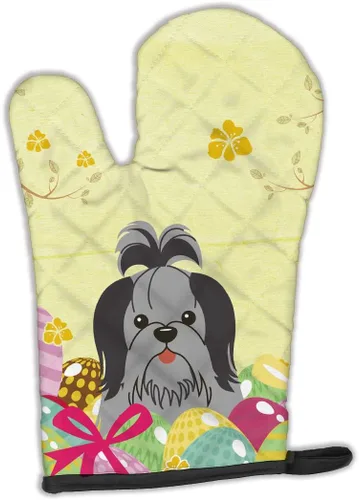 Miniatura 270 de Caroline's Treasures BB2732OVMT Dog House Collection Border Collie - Guante de horno grueso resistente al calor para sartenes calientes y horno
