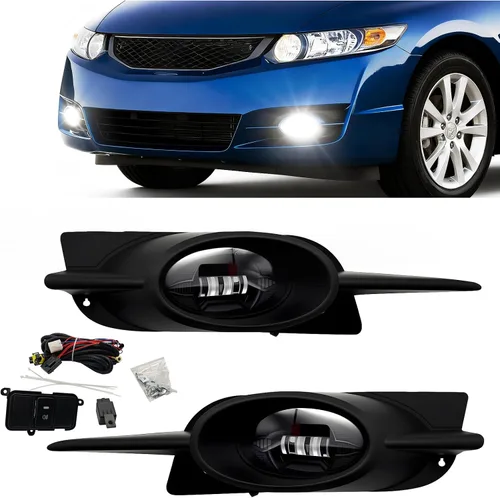 Miniatura 28 de Boxlight Luces antiniebla LED compatibles con Dodge Charger 2015-2020, conjunto de lámparas antiniebla con interruptor y arnés de cableado CARGADOR