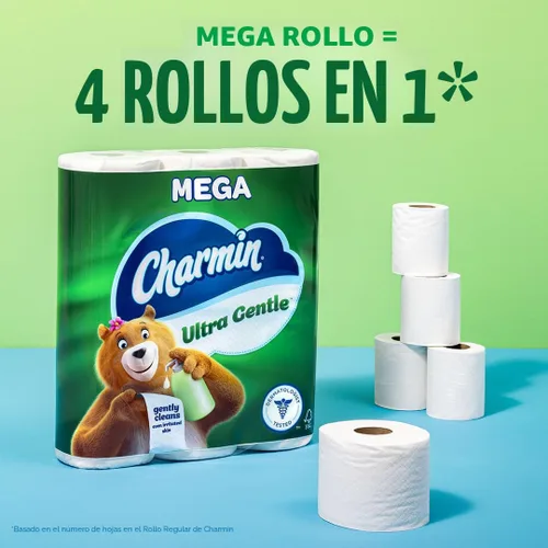Miniatura 5 de Charmin Papel higiénico ultra suave, 9 megarrollos, 231 hojas por rollo