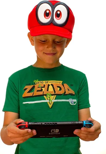 Miniatura 2 de Bioworld Super Mario Odyssey - Sombrero Cappy para niños accesorio de cosplay rojo Rojo