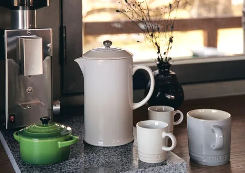 Miniatura 4 de Le Creuset Gres Prensa Francesa, 34 onzas., Merengue