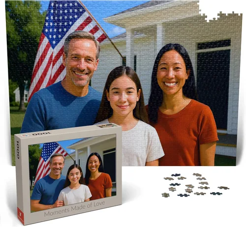 MyPuzzle Rompecabezas de Foto Personalizado - Rompecabezas Personalizado Hecho de Tu Propia Imagen, Regalo Ideal para Cumpleaños, Día de la Madre,